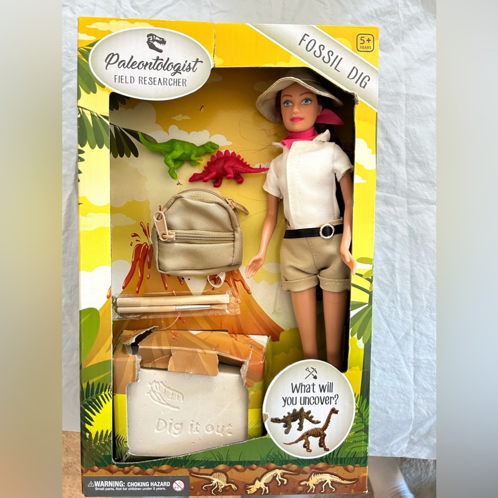 Paleontologist Toy Doll.